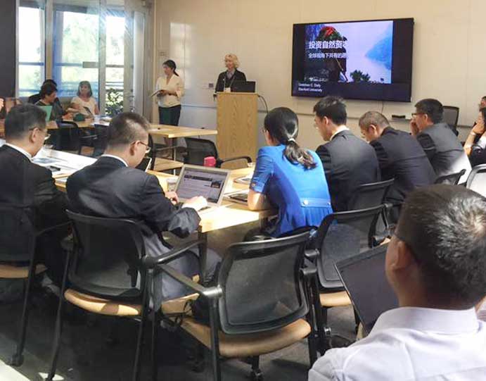 Presentation at Stanford, to high-level Chinese officials, 2017