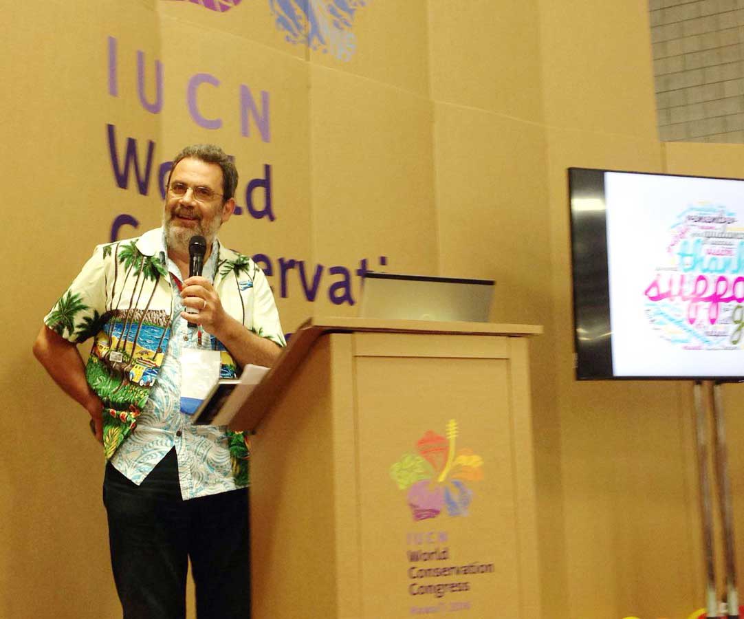 At 2016 IUCN Congress in Hawaii