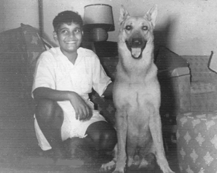 1953, age 8 – First Pet.