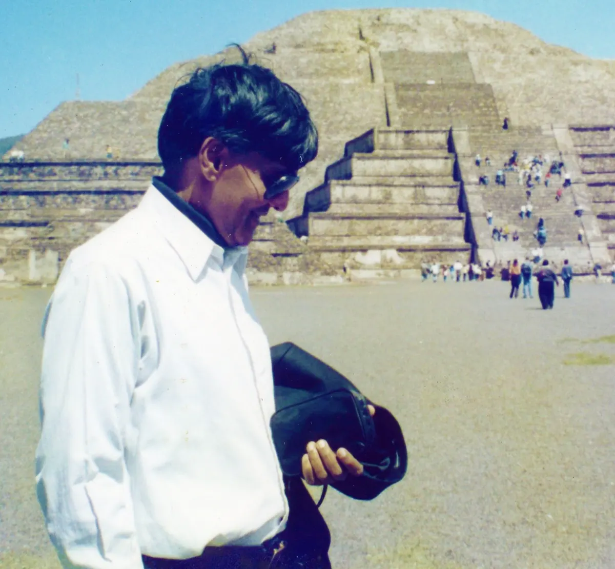 2003, Age 58. Mexican pyramid