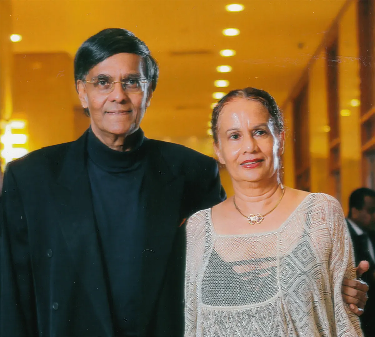 2012, Age 67. with wife Sria at dance